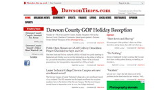 Desktop Screenshot of dawsontimes.com